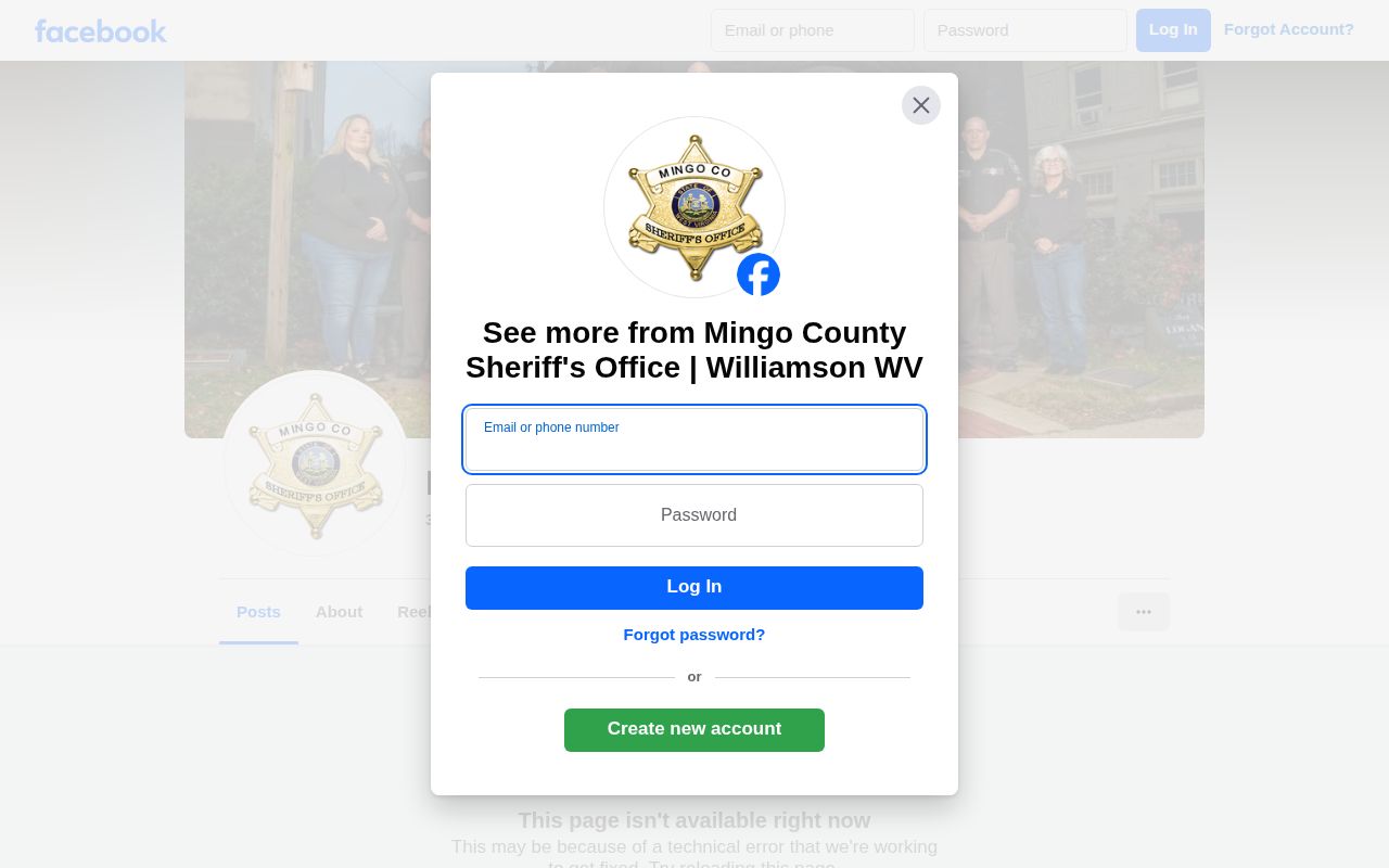 Mingo County sheriff warrant-notice record source